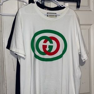 Two Gucci authentic Tshirts